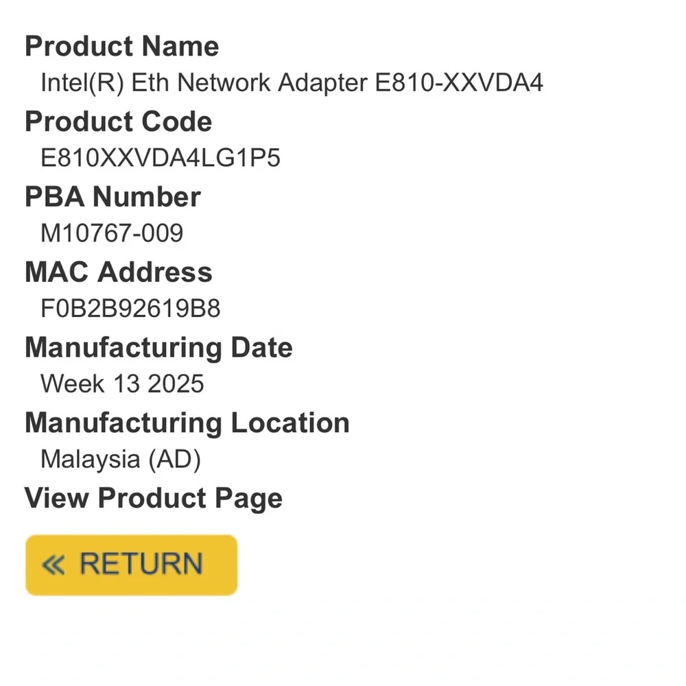 Intel Silver and Green Graphics Card